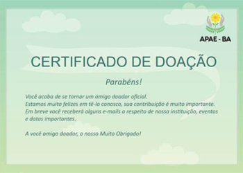 Federação pede ajuda para Apaes no Estado