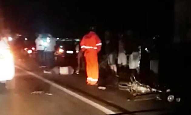 Açougueiro morre em colisão entre moto e carro na BR 116
