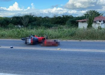 Motociclista fica gravemente ferido em acidente na BA 120 saída para Coité