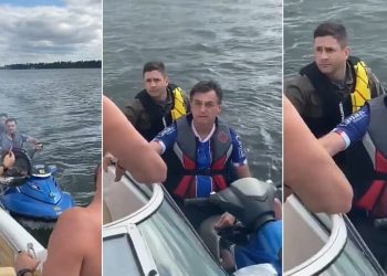 Usado camisa do Bahia, Bolsonaro passeia de jet ski em Brasília no dia que o País ultrapassou 10 mil mortes pela Covid-19