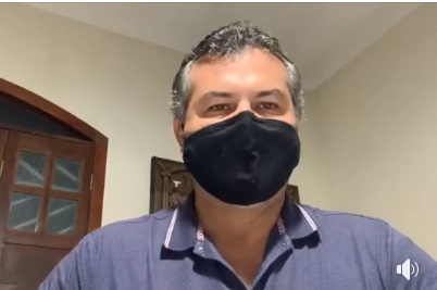 Prefeito de Lamarão anuncia o primeiro caso de Covid-19