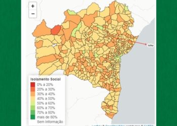Covid-19: sem nenhum caso confirmado, Ichu aparece com a segunda pior taxa de isolamento social do Estado