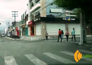 Isolamento social em Coité continua abaixo de 40%. Taxa mínima exigida é 50% (vídeo)