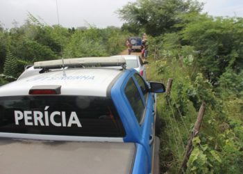 Corpo de idoso é resgatado de açude; mulher e filho são detidos como principais suspeitos (vídeo)