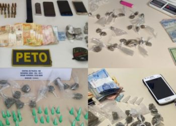 Vinte traficantes e 900 porções de drogas localizados em 24h