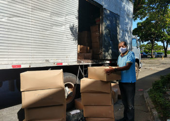 Governo do Estado envia túneis de desinfecção e material hospitalar para o interior