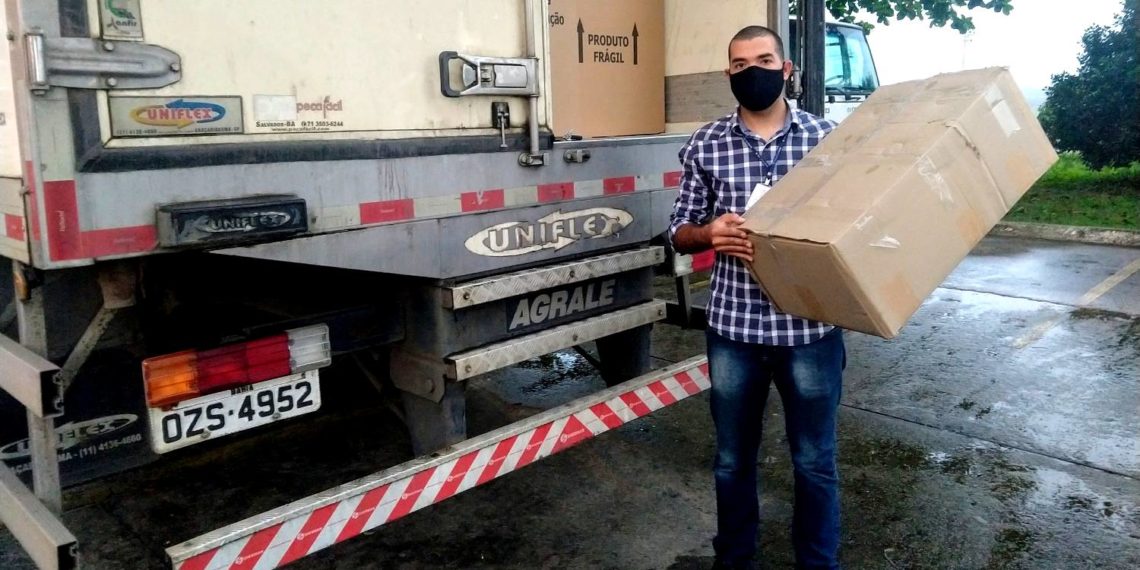 Governo envia nova remessa de insumos e túneis de desinfecção para hospitais na Bahia