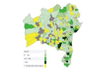 Em 24h a Bahia registra 2.131 novos casos de Covid-19 e 1.999 recuperados