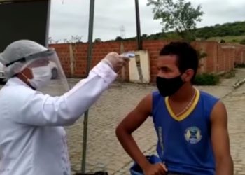 Covid-19 – Diante do aumento de casos Prefeitura implantou barreira sanitária na região de Serra Branca