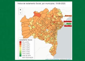Cumprindo Lockdown Pintadas e Monte Santo mantêm as melhores taxas de isolamento social em suas regiões