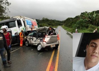 Jovem comerciante morre em acidente na BR 330