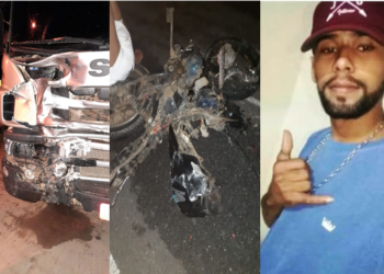 Colisão envolvendo moto e caminhão na BA 052 deixa um morto