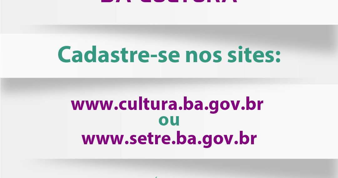 SecultBA e Setre realizam cadastro de trabalhadores do campo cultural na Bahia