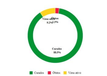 Covid-19 – Apesar do crescimento diário de casos, o número de pessoas curadas é imensamente superior