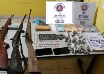 Tanquinho – Maconha e espingardas encontradas após denúncia