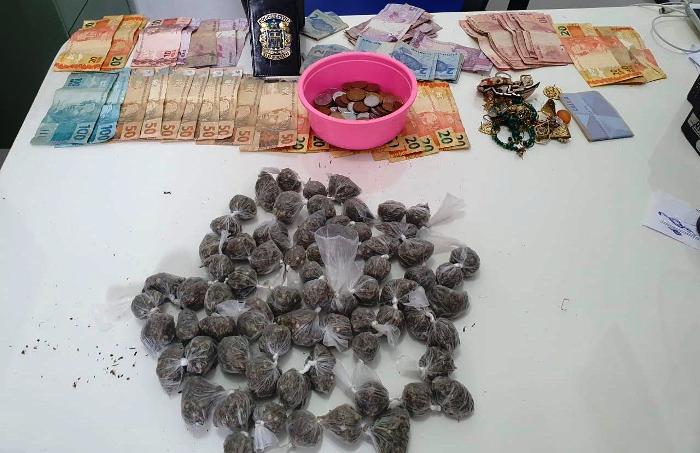 Homem é preso em flagrante pela Polícia Civil por tráfico de drogas