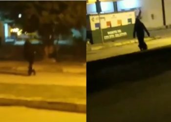 ‘Assombração’ ou brincadeira? Vídeo de uma mulher de preto caminhando na ALEM circula em redes sociais