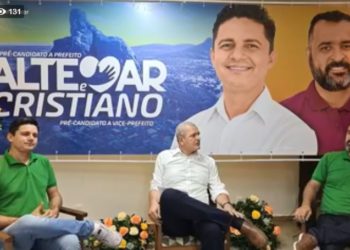 Convenção partidária do PROS de Pé de Serra homologa pré-candidaturas de Altemar e Cristiano