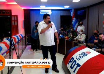 Em Convenção, Luciano Pinheiro (PDT) teve seu nome homologado para disputar a reeleição de prefeito (veja)