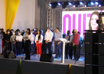 Durante convenção, PSD, Podemos e Republicanos de Santaluz aprovam candidatura de Quitéria à reeleição com Poliana na vice