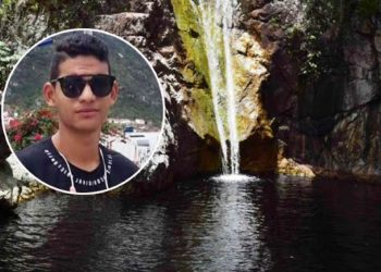 Jovem desaparece depois de mergulho em lago da Cachoeira Véu de Noiva