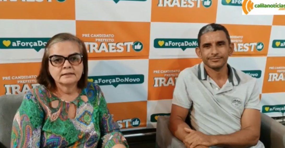 Em convenção oposição de Capela apresentará Iraeston e Lúcia pré-candidatos ao executivo