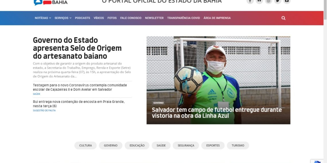 Novo portal de notícias do Governo do Estado já está disponível