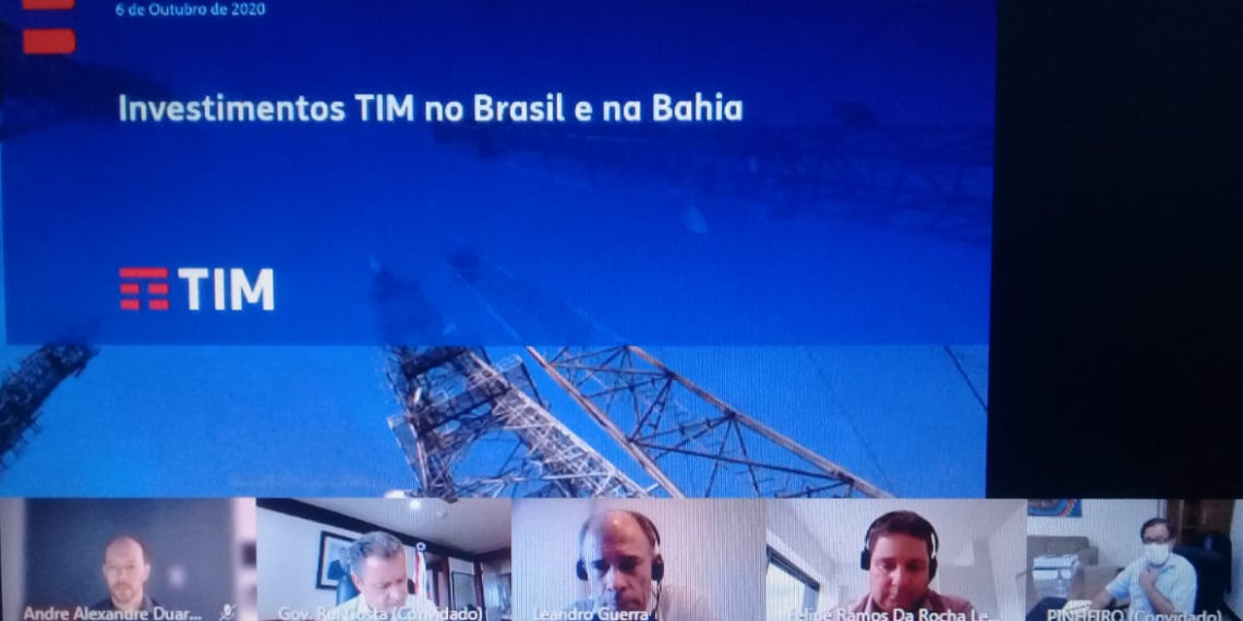 TIM apresenta ao Governo da Bahia plano de expansão de internet para mais 20 cidades, dentre elas Quijingue e Várzea da Roça