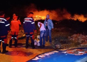 Águia Resgate controla incêndio em mata seca nas imediações da Cidade Jardim