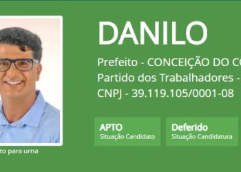 Danilo do PT é o primeiro a ter candidatura a prefeito de Coité deferida pela Justiça Eleitoral