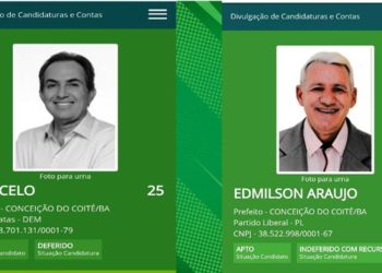 Coité- Justiça Eleitoral defere candidatura de Marcelo Araújo (DEM) e indefere de Edmílson Araújo (PL)