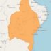 INMET emite ‘alerta laranja’ para chuvas no Estado e grande parte do Nordeste