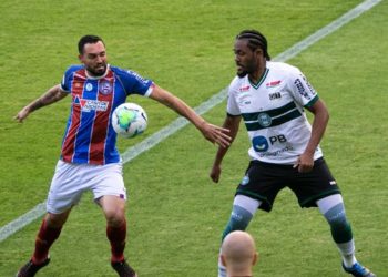 Bahia vence o Coritiba fora de casa de virada e chega a terceira vitória consecutiva