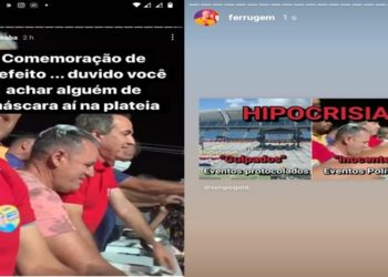 Cantor Sorocaba usa vídeo de comemoração em Coité pela vitória de Marcelo Araújo em seu Instagram para protestar