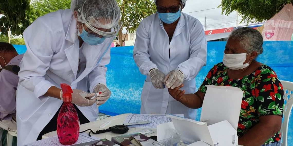 Prefeitura de Canudos realiza testagem em massa para Covid-19