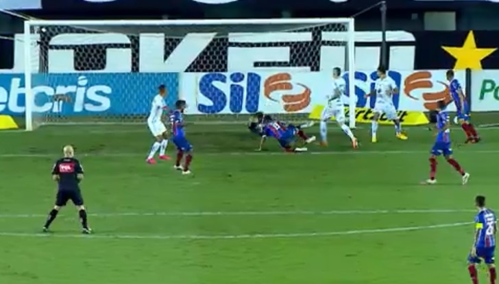 Bahia perde para o Santos por 3 a 1 e pode retornar ao Z4