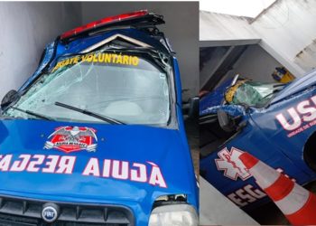 Após sofrer acidente quando saiu para prestar socorro, coordenador do Águia Resgate pede ajuda para consertar ambulância