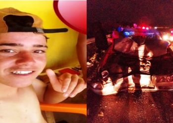 Jovem de 17 anos morre ao colidir moto com carro durante carreata política