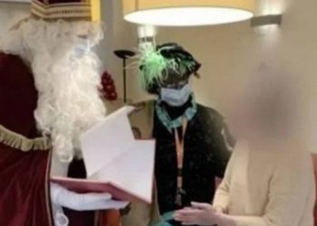 Papai Noel com Covid-19 visita asilo e 18 idosos morrem na Bélgica