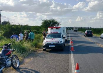 Homem morre vítima de acidente de moto na BR 324