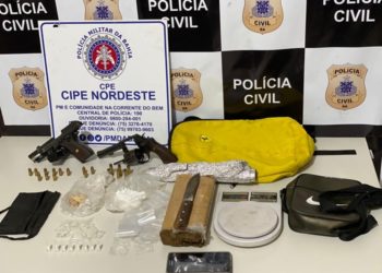 Traficantes presos em ação conjunta no município de Araci