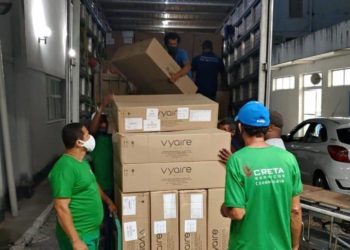 Bahia recebe 120 respiradores do Ministério da Saúde para abertura de novos leitos de UTI
