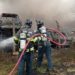Feira: incêndio atinge carros no pátio da SMTT