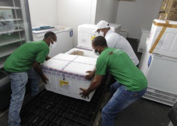Bahia recebe lote com 119.500 doses da vacina de Oxford