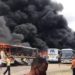 Incêndio atinge garagem de ônibus da São Luiz em Salvador e destrói doze ônibus