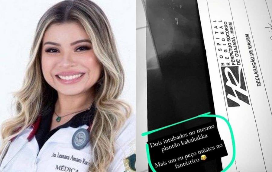 RO – Médica ri ao entubar paciente com covid-19: “Mais um eu peço música”
