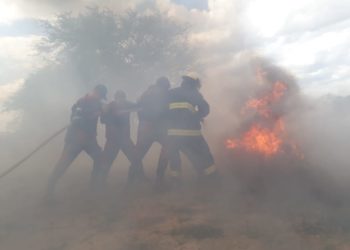 Águia Resgate realizou treinamento de combate a incêndio