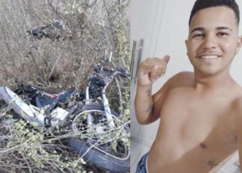 Jovem de 20 anos morre em acidente envolvendo a moto que pilotava e um carro