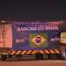 Carga de insumos para produção de 8,6 milhões de doses da CoronaVac deixa Viracopos e segue para o Instituto Butantan