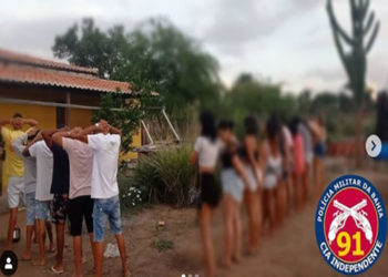 Polícia Militar encerra mais uma festa clandestina na zona rural de Capim Grosso
